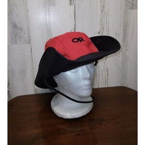 Outdoor Research OR Gore-Tex Seattle Sombrero Mens Red Black Size M MADE IN USA